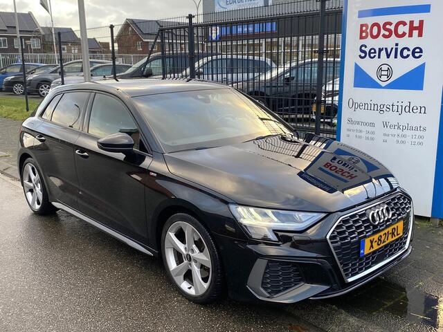 Audi A3 SPORTBACK 35 TFSi (1.5) S-Tronic Edition One S-Line met o.a. navi, LED, Park Assist, lederen bekleding, stoelverwarming, etc.
