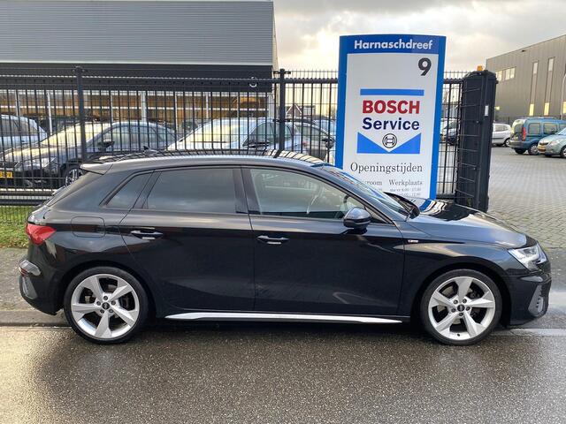 Audi A3 SPORTBACK 35 TFSi (1.5) S-Tronic Edition One S-Line met o.a. navi, LED, Park Assist, lederen bekleding, stoelverwarming, etc.