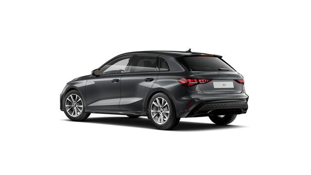 Audi A3 SPORTBACK 35 TFSI 150 S tronic S edition Automaat | Ledkoplampen, ledachterlichten, dynamische knipperlichten achter | Audi soundsystem | Privacy glas (donker getint) | S line-interieur met sportstoelen en zwarte stoffen-kunstlederen bekleding | Optiekpakket zwart 