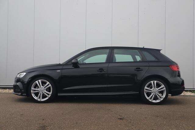 Audi A3 SPORTBACK 35 TFSI CoD S-Line Sport 150PK Automaat Virtual Cockpit Half Leder Stoelverwarming Navigatie Carplay Android 18 inch LMV Full LED Parkeersensor Clima Cruise