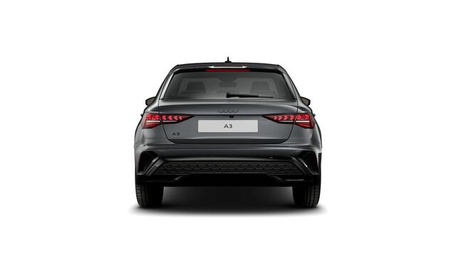 Audi A3 SPORTBACK 40 TFSI e 204 S tronic S edition Automaat | Audi soundsystem | Ledkoplampen, ledachterlichten, dynamische knipperlichten achter | Optiekpakket zwart plus | S line-interieur met sportstoelen en zwarte stoffen-kunstlederen bekleding | Verwarmbare voorstoele