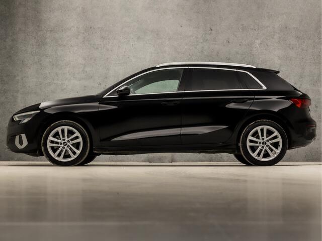 Audi A3 SPORTBACK 30 TFSI Sport Automaat (APPLE CARPLAY, GROOT NAVI, SFEERVERLICHTING, ADAPTIVE CRUISE, SPORTSTOELEN, MATRIX LED, GETINT GLAS, DAKRAILS, PARKEERSENSOREN, NIEUWE APK, NIEUWSTAAT)