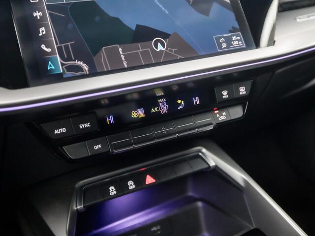 Audi A3 SPORTBACK 30 TFSI Sport Automaat (APPLE CARPLAY, GROOT NAVI, SFEERVERLICHTING, ADAPTIVE CRUISE, SPORTSTOELEN, MATRIX LED, GETINT GLAS, DAKRAILS, PARKEERSENSOREN, NIEUWE APK, NIEUWSTAAT)