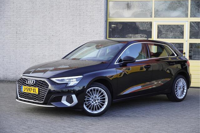 Audi A3 SPORTBACK 30 TFSI 5drs Business Edition BJ2020 Lmv 17" | Led | Pdc | Navi | Dynamische knipperlichten | App-Connect | Virtual cockpit | Climate control | Cruise control | Sportstoelen | Getint glas | Nw-model!