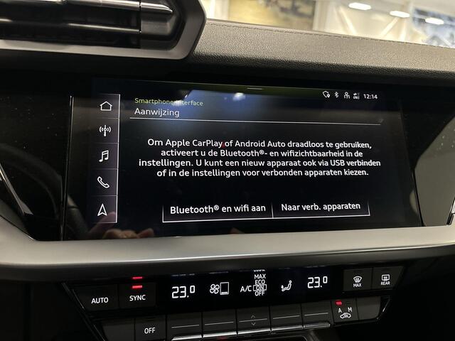 Audi A3 SPORTBACK 30 Tfsi 110pk S-tronic S edition · ACC · Camera · P-Sensoren · Park Assist · Smartphone Interface · Navi · Zwart Optiek · 17'' Inch · Garantie t/m 14-05-2028 of 100.000km