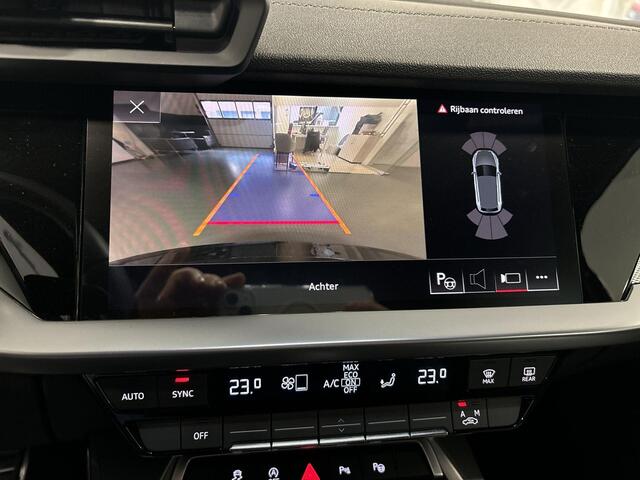Audi A3 SPORTBACK 30 Tfsi 110pk S-tronic S edition · ACC · Camera · P-Sensoren · Park Assist · Smartphone Interface · Navi · Zwart Optiek · 17'' Inch · Garantie t/m 14-05-2028 of 100.000km