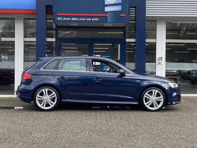 Audi A3 SPORTBACK 30 TFSI Sport S Line Edition / Automaat / NL-Auto / 2e-Eigenaar / 97.000 KM / Cruise-Control / Climate-Control / Trekhaak / Radio-Bluetooth / Navi / LED / PDC-Achter / 18'' LMV / All-Season / ENZ.