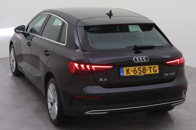 Audi A3 SPORTBACK 35 TFSI Business edition AUT/ Metallic/ Digitale Cockpit/ Led/ Leer Int+/ B &O Audio / Clima/ Navi/ Parkeersensoren/ 17 lmv