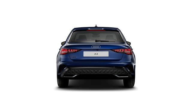 Audi A3 SPORTBACK A3 30 TFSI 116 S tronic S edition Automaat | S line-interieur met sportstoelen en zwarte stoffen-kunstlederen bekleding | Assistentiepakket Rijden en Parkeren Plus | Ledkoplampen, ledachterlichten, dynamische knipperlichten achter | Privacy glas (donker g