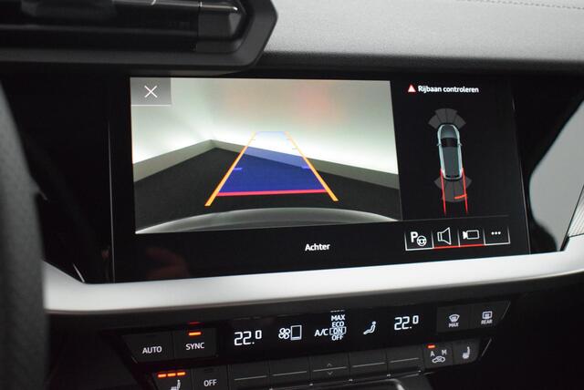 Audi A3 SPORTBACK 40 TFSI e 204pk Advanced edition S-Line Camera Keyless Stoelverwarming Led ACC Virtual Cockpit Navigatie