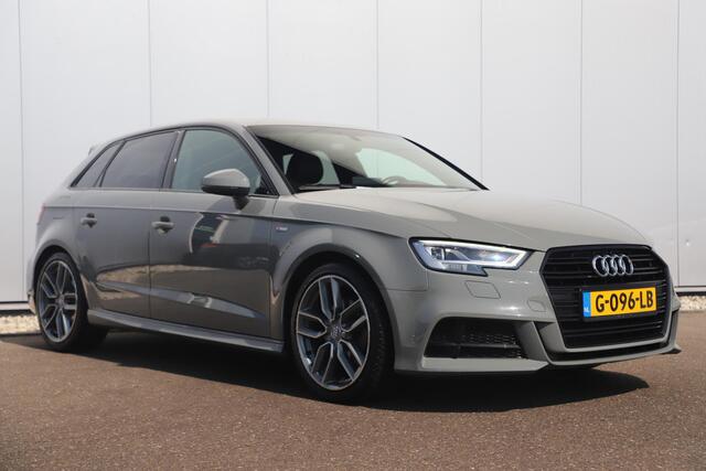 Audi A3 SPORTBACK 35 TFSI CoD Advance Sport 150PK Automaat Black Optic Virtual Cockpit Half Leder Stoelverwarming Navigatie Carplay Android Parkeersensor 18 inch S-Line Velgen