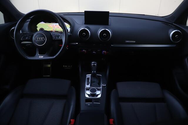 Audi A3 SPORTBACK 35 TFSI CoD Advance Sport 150PK Automaat Black Optic Virtual Cockpit Half Leder Stoelverwarming Navigatie Carplay Android Parkeersensor 18 inch S-Line Velgen