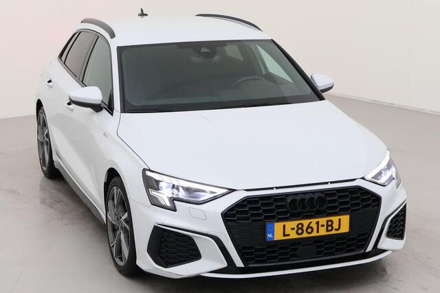 Audi A3 SPORTBACK 30 TFSI S edition AUT./ Metallic/ Digitale Cockpit/ Led / S Line Int. + Ext./ Leder/ Clima/ Navi/ Parkeersensor/ 18 lmv