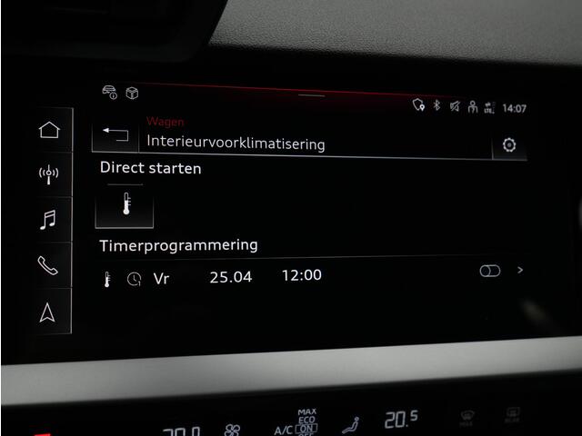 Audi A3 SPORTBACK 40 TFSI e 204 pk S-tronic Edition / S-Line | Achteruitrijcamera | Stoelverwarming | Adaptive Cruise | Keyless Entry | Parkeersensoren achter