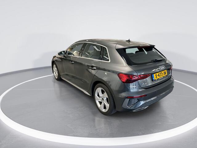 Audi A3 SPORTBACK 30 Tfsi 110pk S-tronic S edition · Apple/Android Car Play · Camera · Navi · P-Sensoren · Park Assist · 17'' Inch · Garantie t/m 30-11-2027 of 100.000km