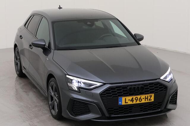 Audi A3 SPORTBACK 30 TFSI 110pk S-Tronic S edition / Zwart Optiek / Navigatie / LED / Clima / Parkeersensoren Achter / 18" LMV
