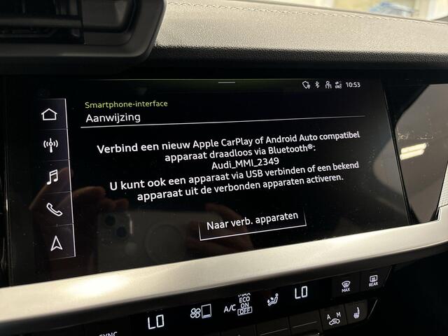 Audi A3 SPORTBACK 35 TFSI S edition · Apple/Android Car Play · Camera · Navi · P-Sensoren · Park Assist · 17'' Inch · Garantie t/m 26-05-2028 of 100.000km