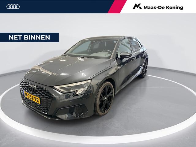 Audi A3 SPORTBACK 30 Tfsi 110pk S-tronic Advanced edition · Apple/Android Car Play · Navi · P-Sensoren · Zwart Optiek · Park Assist · ACC · 18'' Inch · Garantie t/m 27-01-2026 of 100.000km