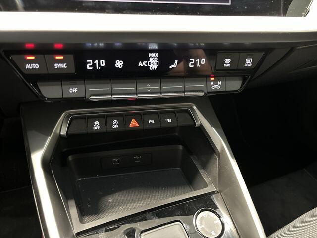 Audi A3 SPORTBACK 30 Tfsi 110pk S-tronic Advanced edition · Apple/Android Car Play · Navi · P-Sensoren · Zwart Optiek · Park Assist · ACC · 18'' Inch · Garantie t/m 27-01-2026 of 100.000km