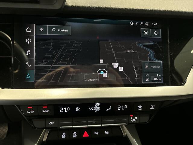 Audi A3 SPORTBACK 30 Tfsi 110pk S-tronic Advanced edition · Apple/Android Car Play · Navi · P-Sensoren · Zwart Optiek · Park Assist · ACC · 18'' Inch · Garantie t/m 27-01-2026 of 100.000km