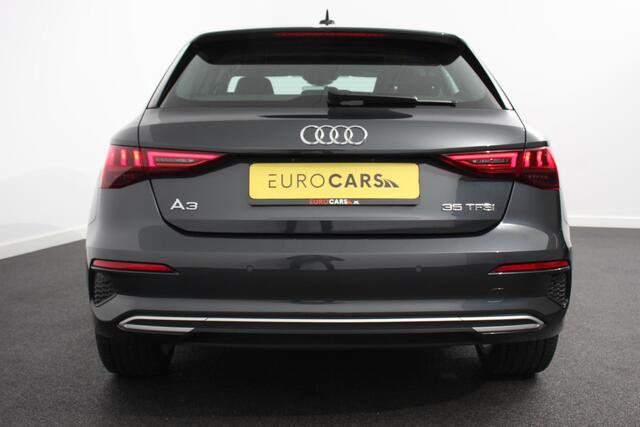 Audi A3 SPORTBACK 35 TFSI 150pk S-Tronic Prestige | Panorama dak | Climate control | Navigatie | Appel Carplay/Android Auto | Electrisch bedienbare achterklep | Led | Dab | Virtual Cockpit | Adaptive Cruise Control | 17"LMV