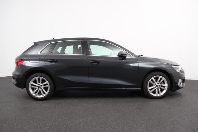 Audi A3 SPORTBACK 35 TFSI 150pk S-Tronic Prestige | Panorama dak | Climate control | Navigatie | Appel Carplay/Android Auto | Electrisch bedienbare achterklep | Led | Dab | Virtual Cockpit | Adaptive Cruise Control | 17"LMV