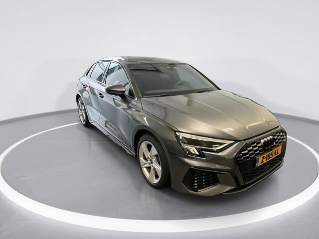 Audi A3 SPORTBACK 35 Tfsi 150pk S-tronic S edition · Apple/Android Car Play · Camera · P-Sensoren · Navi · Zwart Optiek · 17'' Inch · Garantie t/m 26-05-2028 of 100.000km