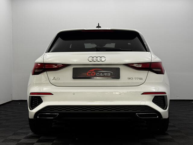 Audi A3 SPORTBACK 30 TFSI S-line Airco, Navi, Parkeersensoren, Virtual desk, Cruise control, Stoelverwarming, A start stop