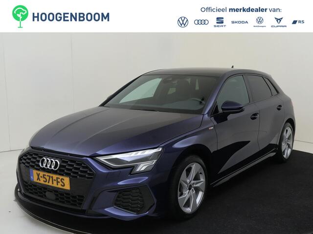 Audi A3 SPORTBACK 30 TFSI S edition | Afgevlakt sportstuur | Full LED verlichting | Sfeerverlichting | Navigatie Plus | Optiek zwart | Draadloze telefoonlader | Stoelverwarming |