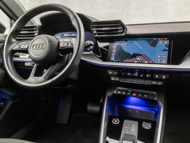 Audi A3 SPORTBACK 40 TFSI e Sportline Automaat (APPLE CARPLAY, GROOT NAVI, ADAPTIVE CRUISE, SFEERVERLICHTING, ELEK SPORTSTOELEN, ELEK ACHTERKLEP, GETINT GLAS, NIEUWSTAAT)