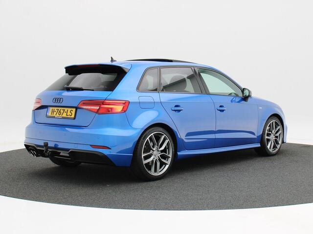 Audi A3 SPORTBACK 35 TFSi 150 Pk Automaat S-Line | Trekhaak | Panorama Dak | Sensoren | LED | Adaptive Cruise | Privacy Glass | Bluetooth | Navigatiesysteem | 18 Inch | 107.708 Km!!