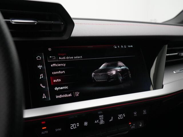 Audi A3 SPORTBACK 40 TFSI e 204 pk S-tronic S edition / S-Line | Rood gestikt | Leder/alcantara | Navigatie | Achteruitrijcamera
