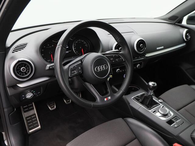 Audi A3 SPORTBACK 1.0 TFSi 115 Pk Sport S-Line | LED | Cruise Control | Navigatiesysteem | Bluetooth | Climate Control | Leder stuur | Sportstoelen | 18 Inch