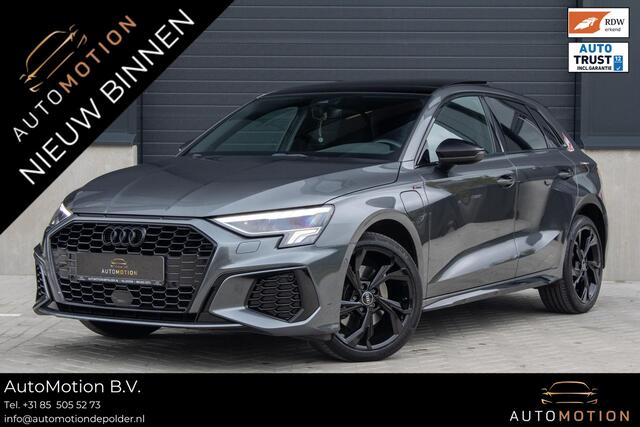 Audi A3 SPORTBACK 45 TFSI e S edition Comp. PANO B&O S line Camera Dode hoek