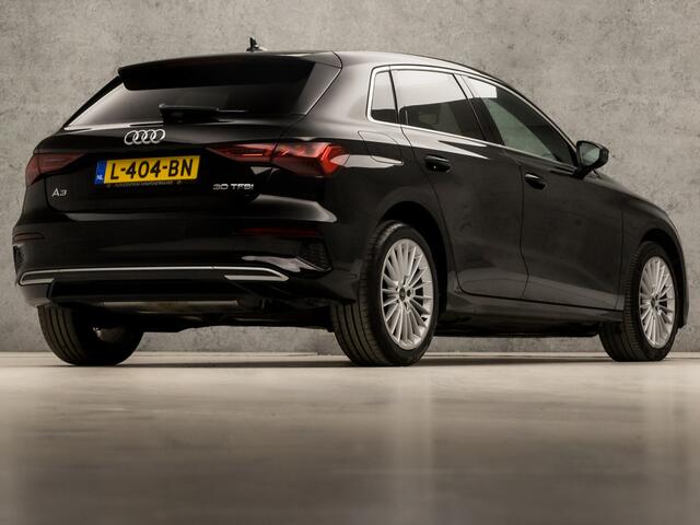 Audi A3 SPORTBACK 30 TFSI Sportline Automaat (APPLE CARPLAY, GROOT NAVI, CLIMATE, GETINT GLAS, SPORTSTOELEN, CRUISE, MATRIX LED, PARKEERSENSOREN, NIEUWSTAAT)