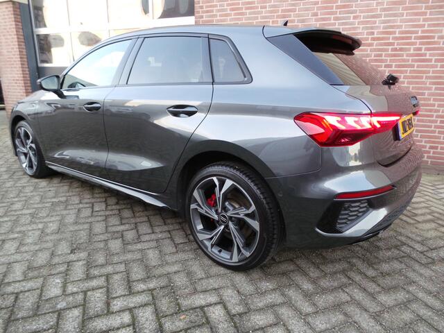 Audi A3 SPORTBACK 45 TFSI e S-Line edition Comp. Leder/Alcantara,Matrix,Stoelverw,El klep,29850 incl btw