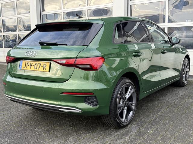 Audi A3 SPORTBACK 40 TFSI e Advanced edition Uniek: Individal lak Sonomagrün Metallic