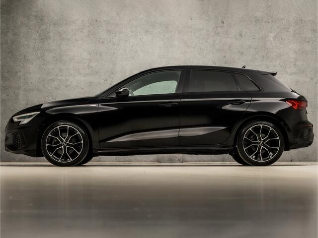 Audi A3 SPORTBACK 30 TFSI S-Line Sport Automaat (2X S-LINE, APPLE CARPLAY, MATRIX LED, GROOT NAVI, SFEERVERLICHTING, PLAT S-LINE SPORTSTUUR, GETINT GLAS, LEDER, LANE ASSIST, KEYLESS, NIEUWSTAAT)