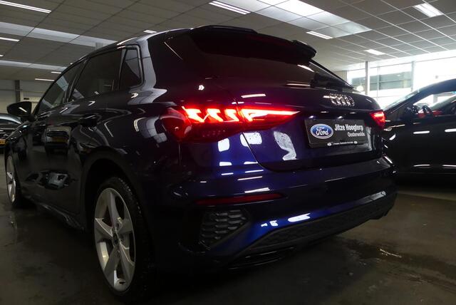 Audi A3 SPORTBACK 45 TFSI e S edition Competition HALF LEDER, STOELVERWARMING, ADAPT. CRUISE, CLIMA, CAMERA, PDC V&A, NAVI, 47.524KM
