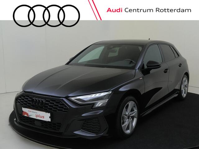 Audi A3 SPORTBACK 35 TFSI S edition | Trekhaak | Full LED verlichting | Navigatie Plus | Optiek zwart Plus | Adaptieve cruise control | CarPlay | Draadloze telefoonlader |