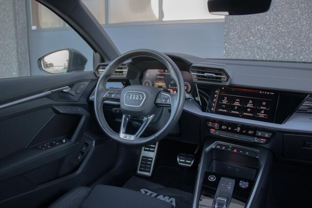 Audi A3 SPORTBACK 45 TFSI e S edition Competition | BTW | S-Line | Matrix LED | Keyless | Camera | Virtual | DAB | B&O Audio | Carplay | Leder | Memory Seats | ACC | Sfeer | 245 PK | Dealer Onderhouden | Garantie
