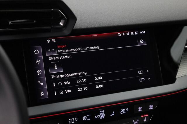 Audi A3 SPORTBACK 40 TFSI e 204 pk Advanced edition | Assis.pak driving+parking plus | Optiekpakket zwart plus | Warmtewerend glas donker tint |