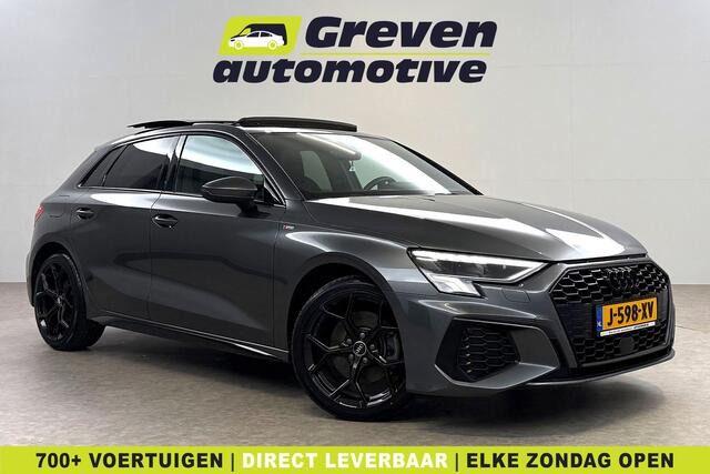 Audi A3 SPORTBACK 30 TFSI S-line Black optic | Pano | Virtual | Carplay | Cruise | Navi | Parkeersens.