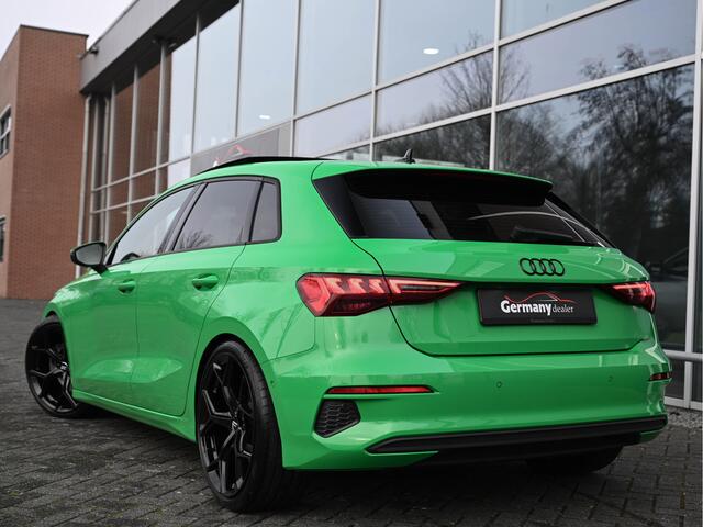 Audi A3 SPORTBACK 40TFSI E 204PK Individual Vipergreen!! RS-Zetels Pano Sfeerverl ACC Lane Assist Virtual Led V+A Uniek!