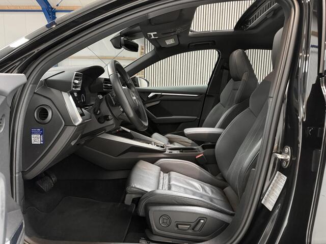 Audi A3 SPORTBACK 45 TFSI e S edition Competition 245 PK - PANORAMADAK - LEER - BANG & OLUFSEN - VIRTUAL COCKPIT - SFEERVERLICHTING - ELEKTRISCHE STOELEN - STOELVERWARMING
