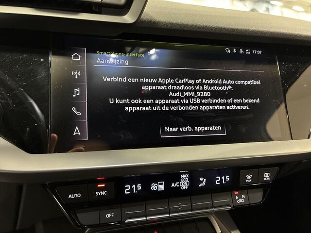 Audi A3 SPORTBACK 30 TFSI 110pk S-tronicAdvanced edition · Apple/Android Car Play · Navigatie · P-Sensoren · Cruise Control · 17'' Inch ·