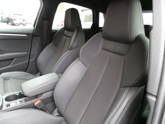 Audi A3 SPORTBACK 45 TFSI e S-Line edition Comp. Leder/Alcantara,Matrix,Stoelverw,El klep,29850 incl btw