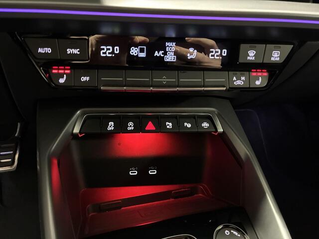 Audi A3 SPORTBACK 35 TFSI 150pk S-tronic S edition · Sonos Audio · Camera · Apple/Android Car Play · Adaptive Cruise Control · Sfeerverlichting · Afgevlakt Stuurwiel · 18'' Inch · Garantie t/m 29-10-2028 of 100.000km