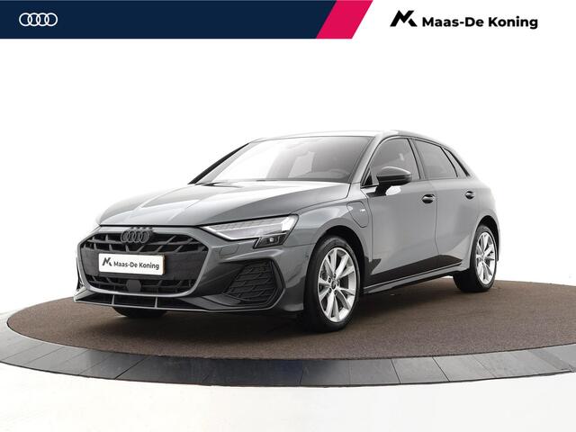 Audi A3 SPORTBACK 40 TFSIe 204pk S-Tronic S Edition · Camera · Parkeerassistent · Zwart Optiek Plus · Stoelverwarming · ACC · Drive Select · Garantie t/m 06-05-2029 of 100.000km