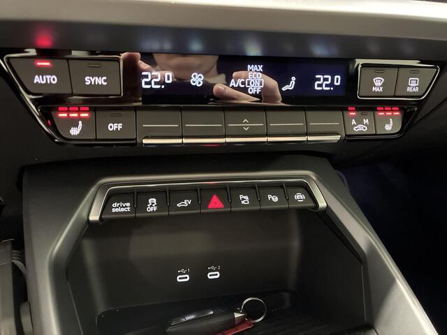 Audi A3 SPORTBACK 40 TFSIe 204pk S-tronic S edition · Camera · Apple/Android Car Play · Stoelverwarming · Navigatie · P-Sensoren · 17'' Inch · Garantie t/m 18-08-2029 of 100.000km